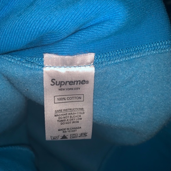 Supreme Box Logo Bright Royal Pullover Crewneck - Picture 4 of 4